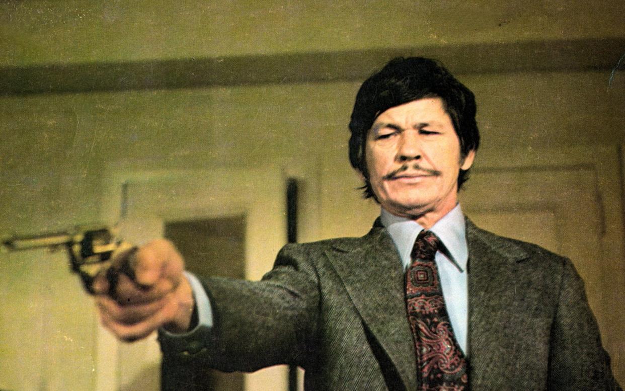 Charles Bronson in his role as Paul Kersey in Death Wish (1974) - Alamy