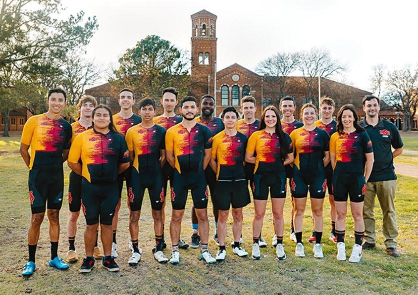 MSU Texas cycling team