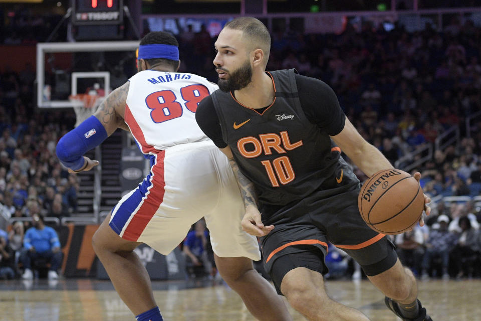 Evan Fournier。（AP Photo/Phelan M. Ebenhack）