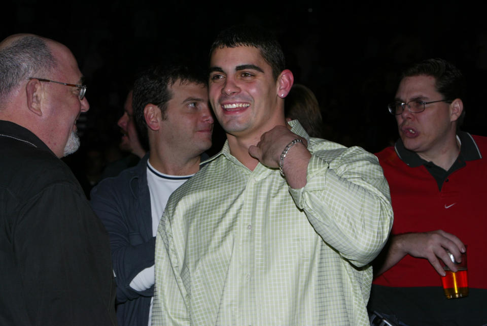 Jason Allen Alexander (C), who was formerly married to Britney Spears, attends UFC 46-Revenge or Repeat?/Ultimate Fighting Championship at the Mandalay Bay Hotel. (Photo by Chris Farina/Corbis via Getty Images)