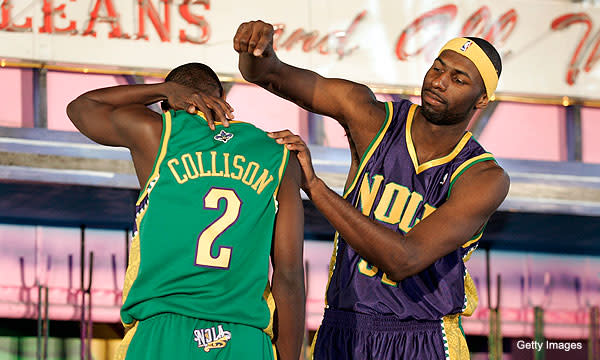 New Orleans Pelicans Mardi Gras uniforms