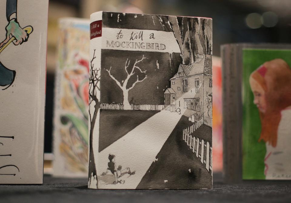 A first edition of Lee Harper's book To Kill a Mockingbird