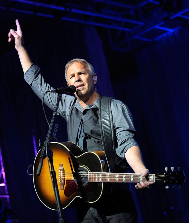 <p>Kevin Costner performs with band Modern West during Muhammad Ali's Celebrity Fight Night XVII at JW Marriot Desert Ridge Resort & Spa in Phoenix, March, 2011. </p>