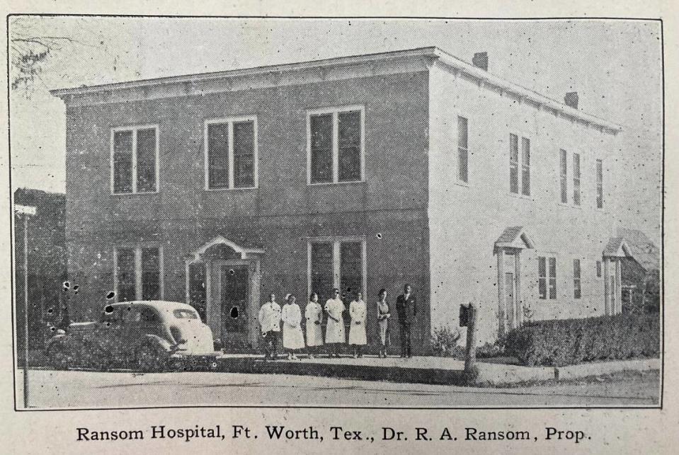 Dr. Riley A. Ransom Sr. operated a hospital at 1200 E. First St. between about 1929 and 1949. This early photograph shows the building before 1937.