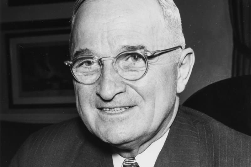 On April 3, 1948, President Harry S. Truman signed the Marshall Plan, aimed to help European countries recover from World War II. UPI File Photo