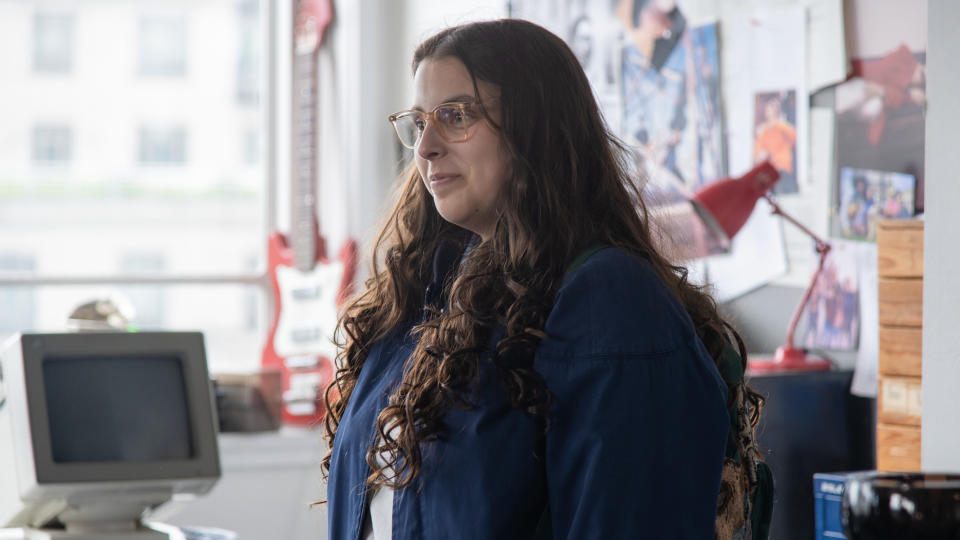 Beanie Feldstein as Johanna Morrigan in 'How To Build a Girl'. (Credit: Lionsgate)