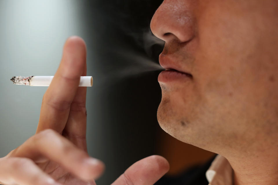 An estimated 18 percent of Japanese adults smoke, according to the World Health Organization. (Photo: Bloomberg via Getty Images)