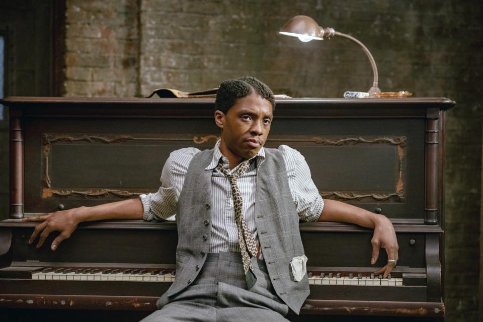 Chadwick Boseman in Ma Rainey's Black Bottom, 2020.