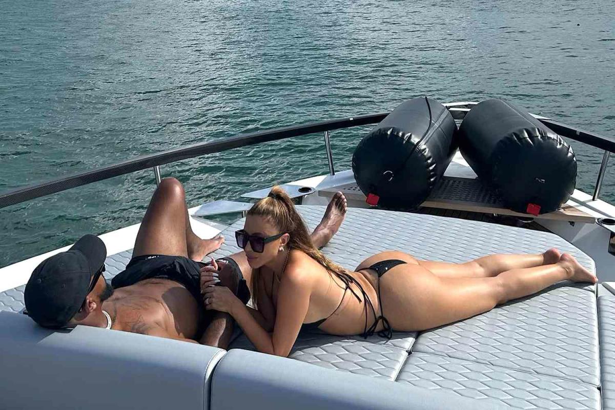 Marcus Jordan and Larsa Pippen Share Glimpse of Romantic Yacht Vacation:  'Living Life'