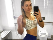 <p>Comme beaucoup de « fitgirls », Sophie Allen poste de nombreux selfies sur Instagram.<br>Crédit photo : Instagram Sophie Allen </p>