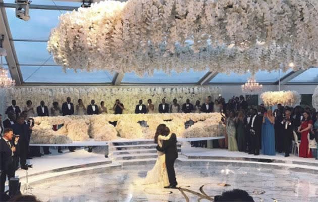 That's one lavish wedding. Photo: Instagram