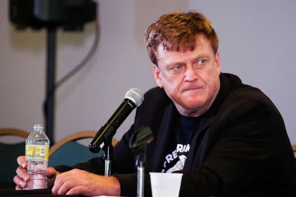 PHOTO: In this Sept. 10, 2022, file photo, businessman Patrick Byrne attends the Florida Election Integrity Public Hearing event, in West Palm Beach, Fla. (Marco Bello/Reuters, FILE)