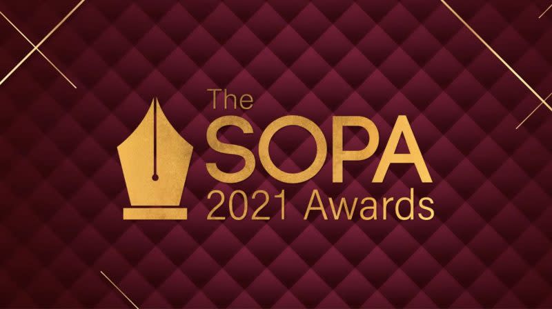 亞洲出版業協會（SOPA）揭曉「2021年度卓越新聞獎」得獎名單，以表彰過去一年亞洲區內卓越的新聞報導。（翻攝自線上頒獎影片）