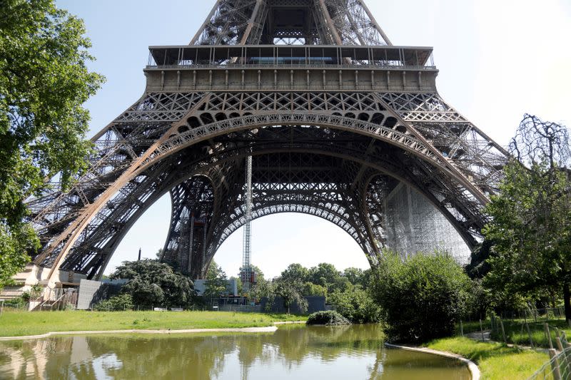 FILE PHOTO: Paris' Eiffel tower re-opens to the public