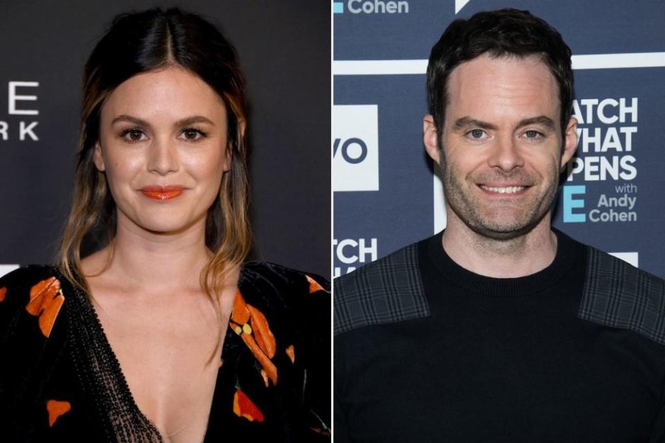 Rachel Bilson and Bill Hader | Jordan Strauss/Invision/AP/Shutterstock; Charles Sykes/Bravo/NBCU Photo Bank/NBCUniversal via Getty Images