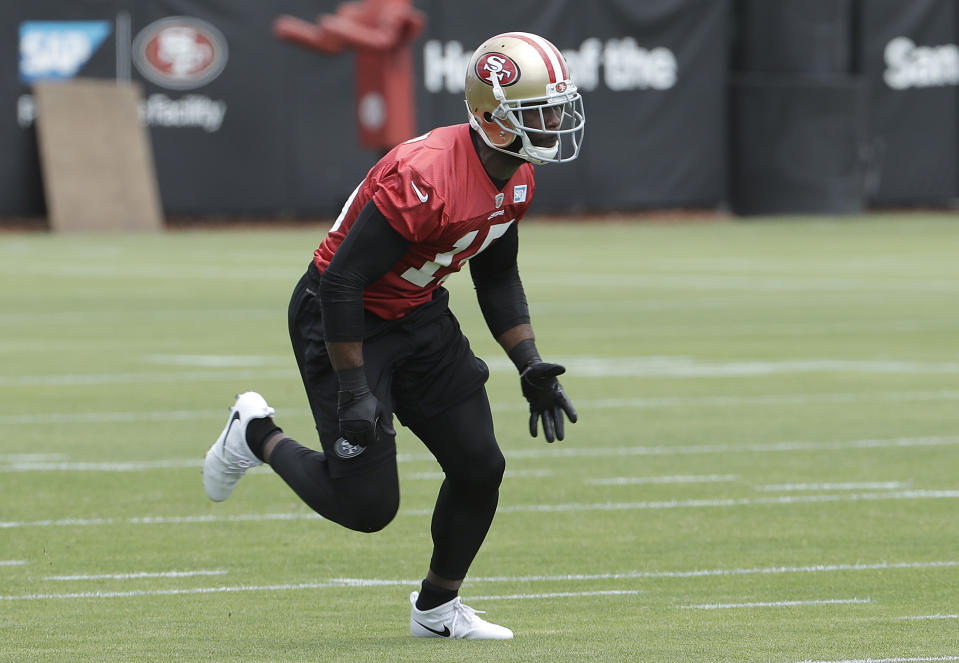 San Francisco 49ers receiver Pierre Garcon could help fantasy managers stuck in a tough bye week situation. (AP Photo/Jeff Chiu)