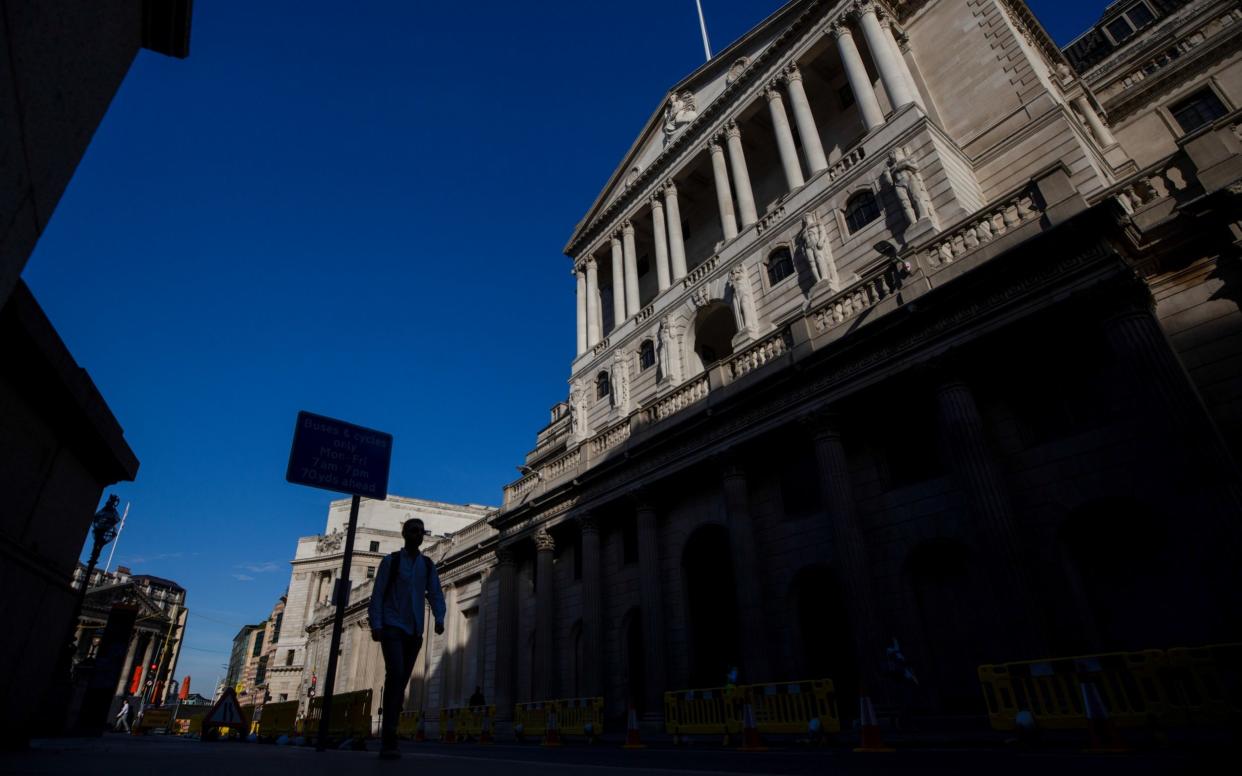 The City of London remained quiet on Tuesday, with many people not having returned to their places of work - Simon Dawson/Bloomberg