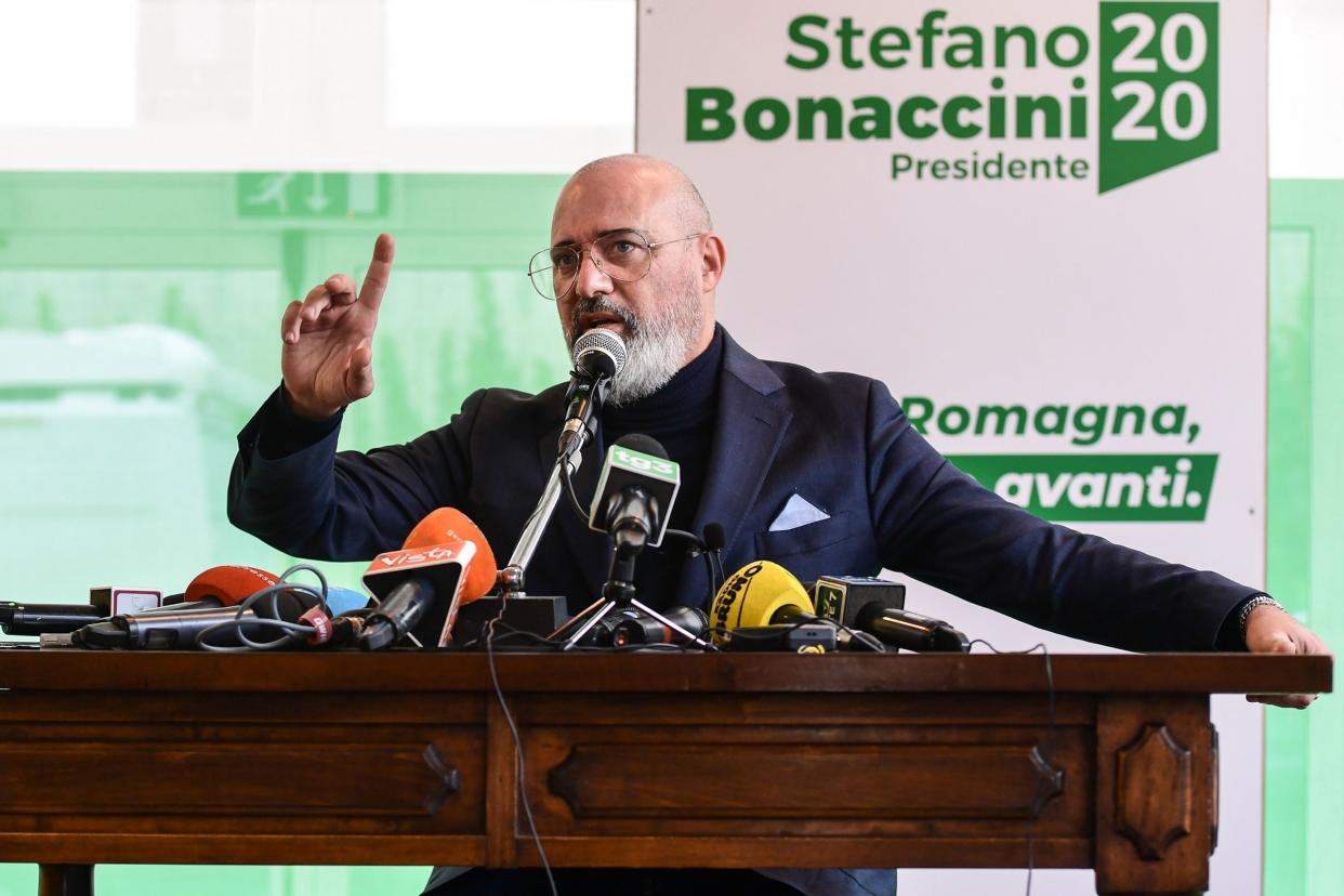 PD candidate Stefano Bonaccini: AFP/Getty