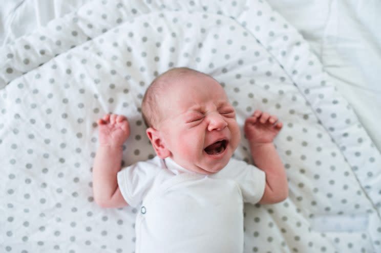 Could acupuncture help soothe babies with colic? [Photo: Getty]