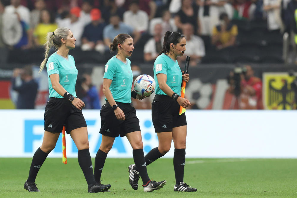 Assistant Referee, Neuza Inês Back, during the Campeonato