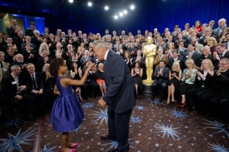 The Little Girl Steals the Show at the New-Look Oscar Nominees Lunch