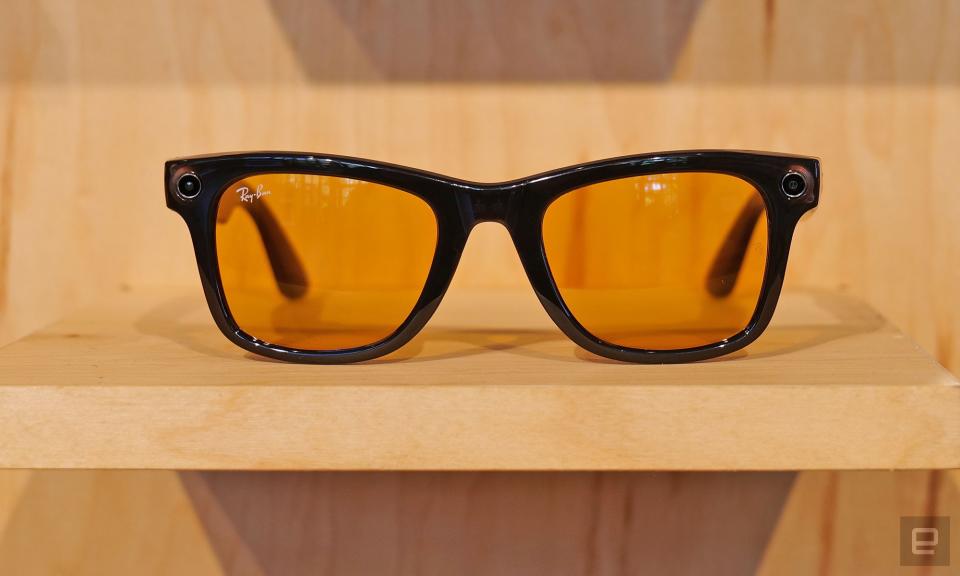 <p>Ray-Ban's iconic Wayfarer frame has returned one of the two styles for Meta's second-gen smart glasses.</p> 