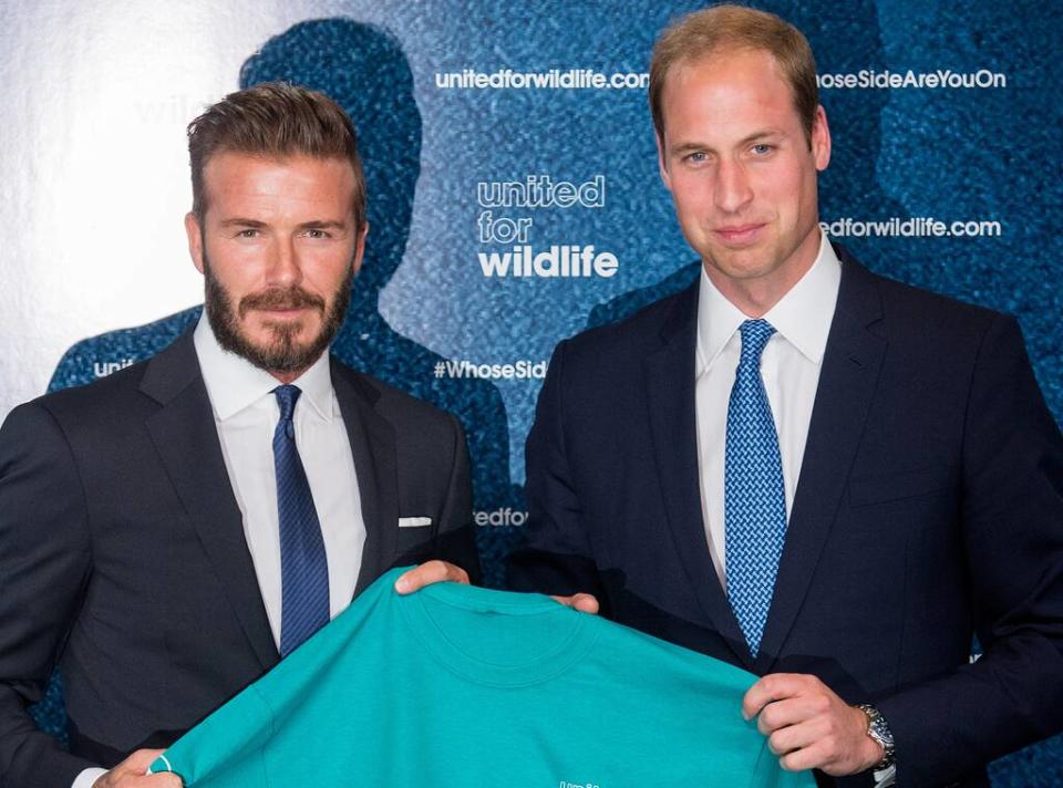 Prince William, David Beckham