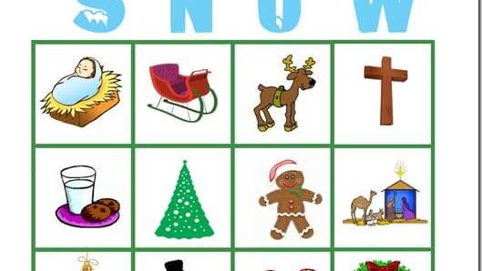 christmas bingo christmas games