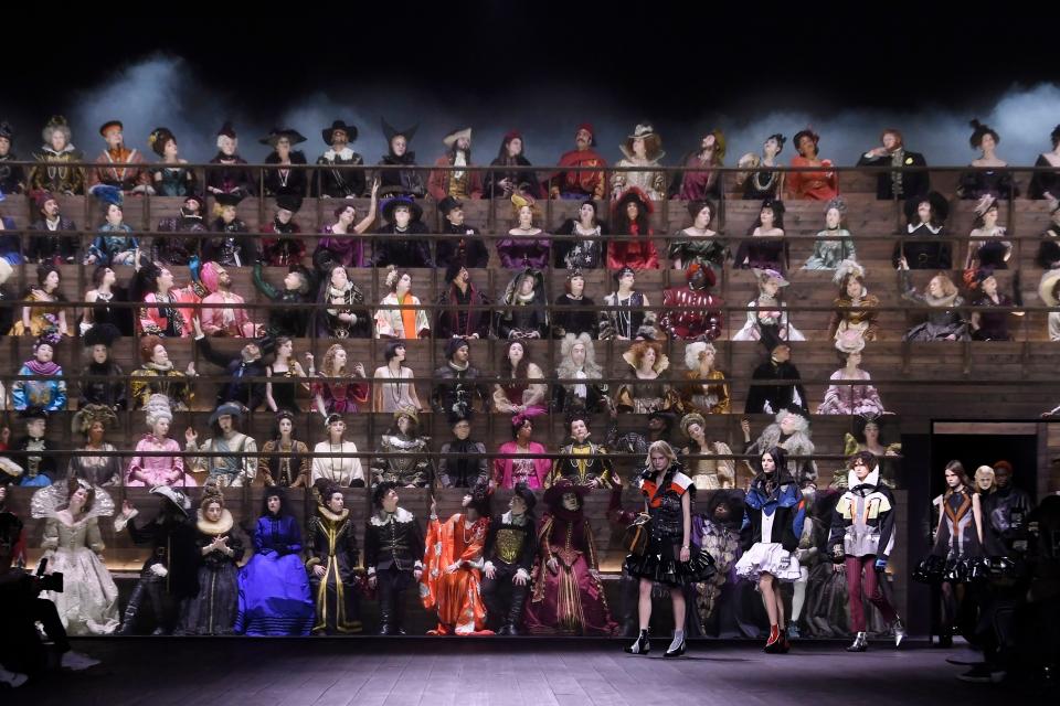 Nicolas GhesquiereÕs Louis Vuitton RTW Fall 2020 show.