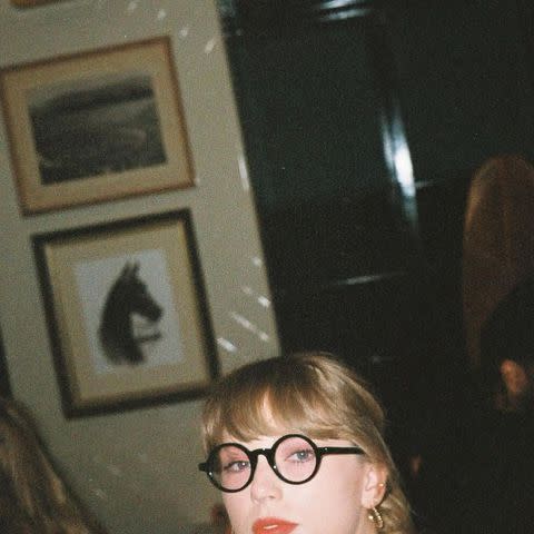 <p>Jack Antonoff/Instagram</p> A photo Jack Antonoff posted on Instagram of Taylor Swift recording 'The Tortured Poets Department'