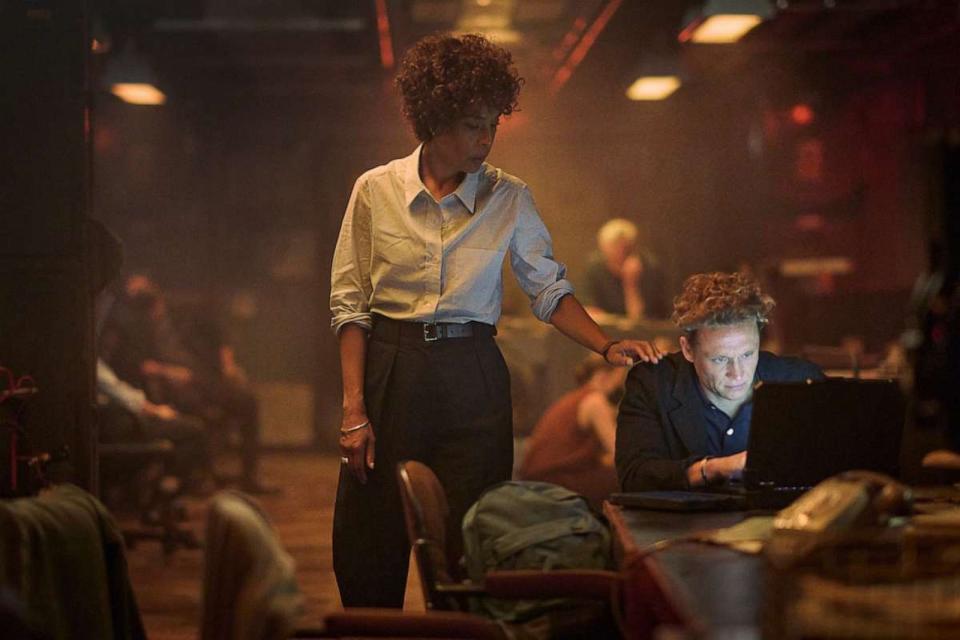 PHOTO: Sophie Okonedo and Matthias Schweighöfer are seen in this still here from the upcoming film, 'Heart of Stone.' (Robert Viglasky/Netflix)
