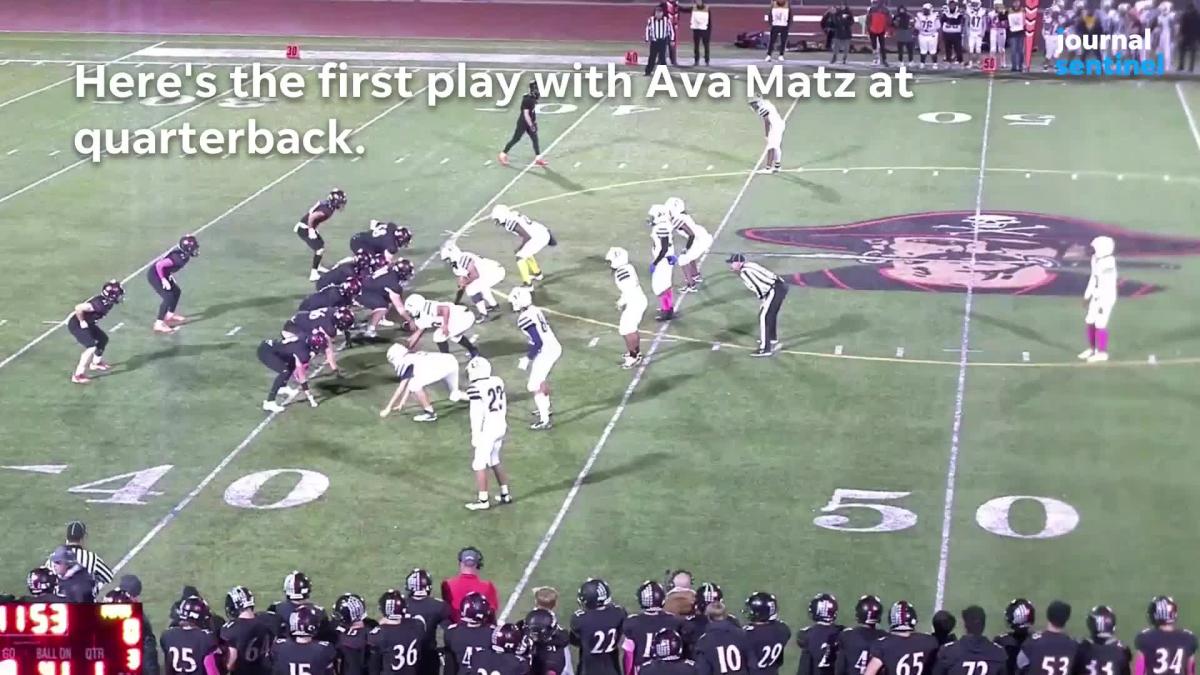 Ava Matz Breaks A Barrier As A Female Quarterback For Defending State 