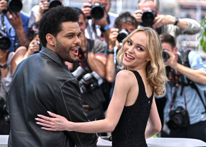 Lily-Rose Depp y The Weeknd en Cannes