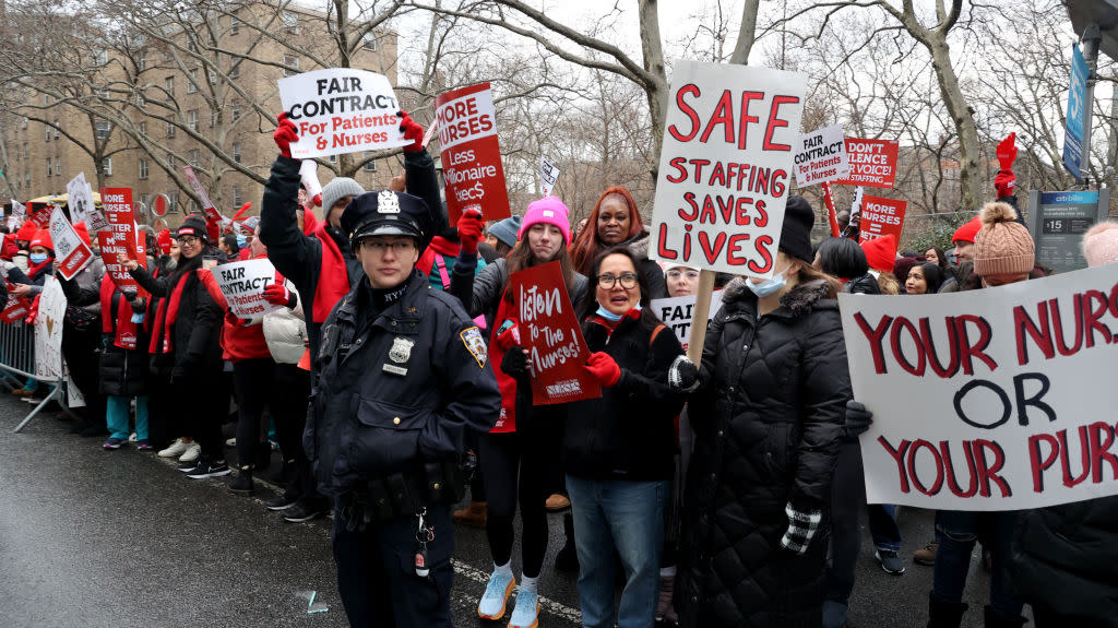 NURSES STRIKE