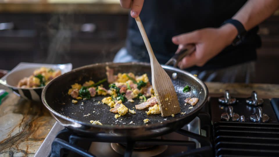 PFAS are commonly used for their nonstick properties, including in consumer products such as cookware. - Syd White/iStockphoto/Getty Images