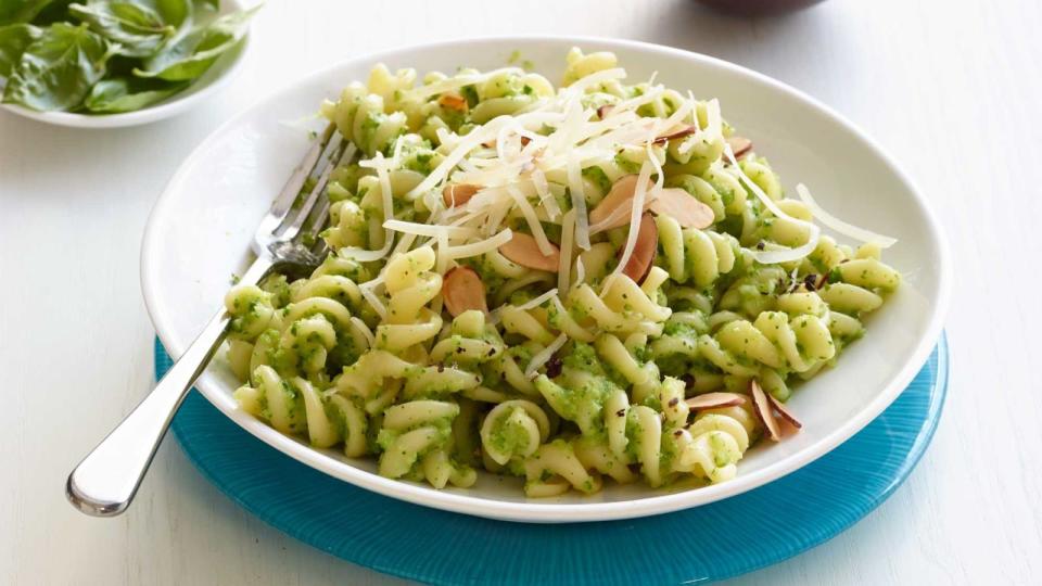 Fusilli with Broccoli Pesto