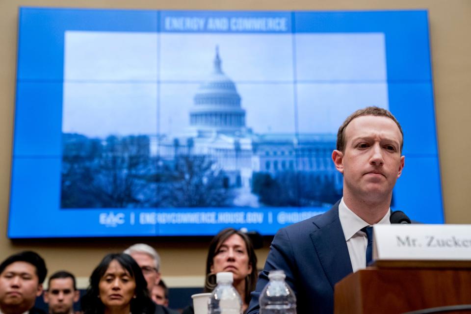 Facebook CEO Mark Zuckerberg has come under fire for his firm's failure to protect its users (AP)