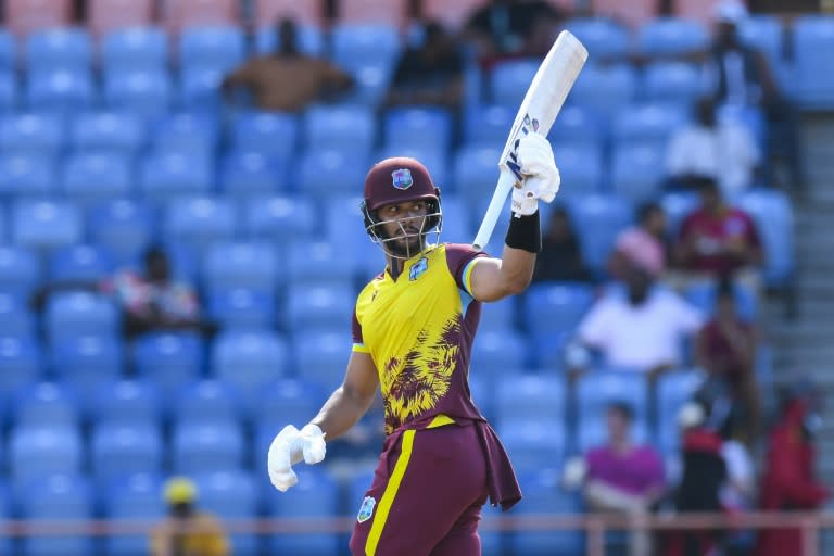 Brandon King's explosive hitting leads the West Indies to victory over <a class="link " href="https://sports.yahoo.com/soccer/teams/south-africa-women/" data-i13n="sec:content-canvas;subsec:anchor_text;elm:context_link" data-ylk="slk:South Africa;sec:content-canvas;subsec:anchor_text;elm:context_link;itc:0">South Africa</a> and a 3-0 T20I series win (Randy Brooks)