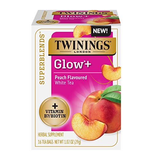 16) Glow+ Peach Flavoured White Tea