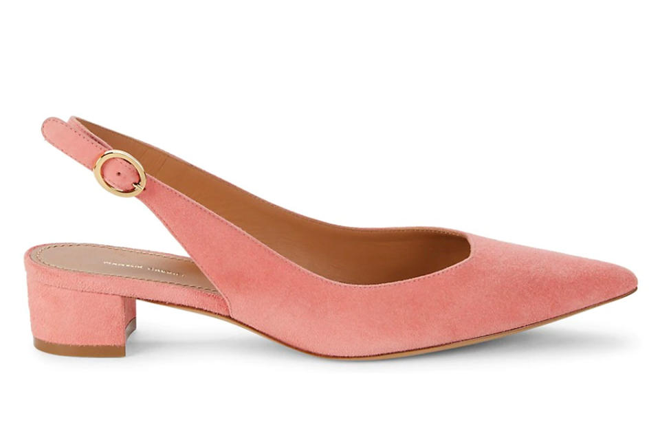 pink heels, slingbacks, mansur gavriel