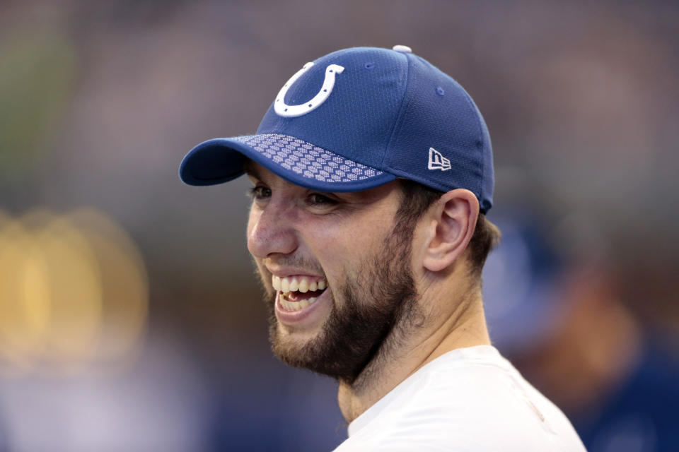 It remains unclear when Andrew Luck will return to football healthy. (AP) 