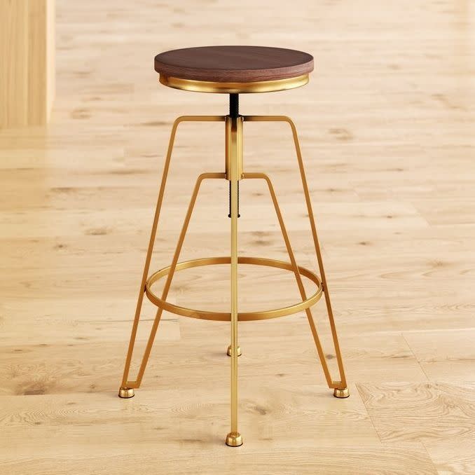 10) Maureen Adjustable Height Bar Stool