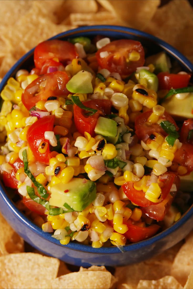 Grilled Corn Salsa