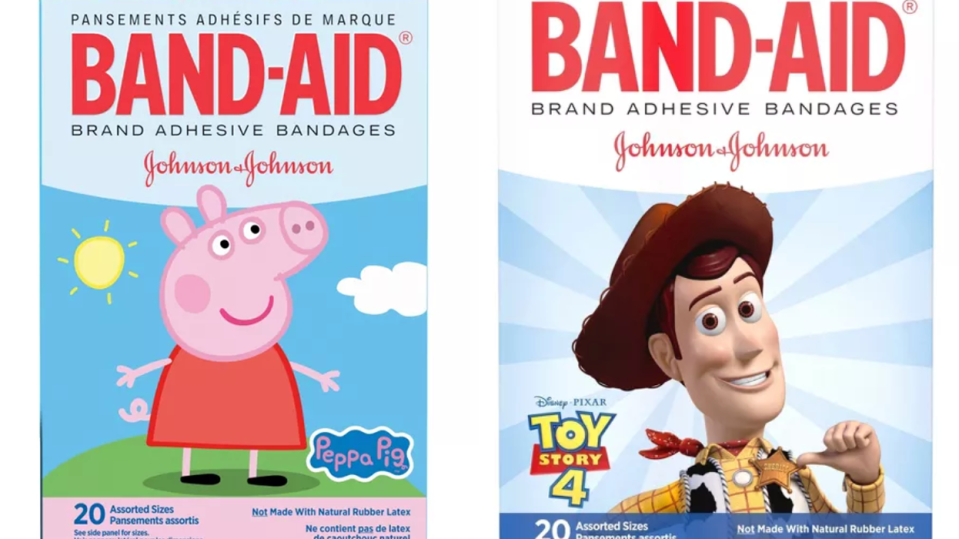 They'll love having their very own box of Band-Aids sporting their favorite characters.