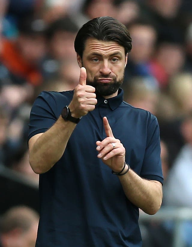 Southampton manager Russell Martin during a Southampton FC press