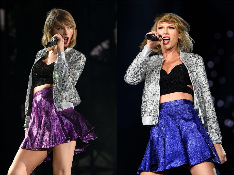 taylor swift 1989 tour silver jacket