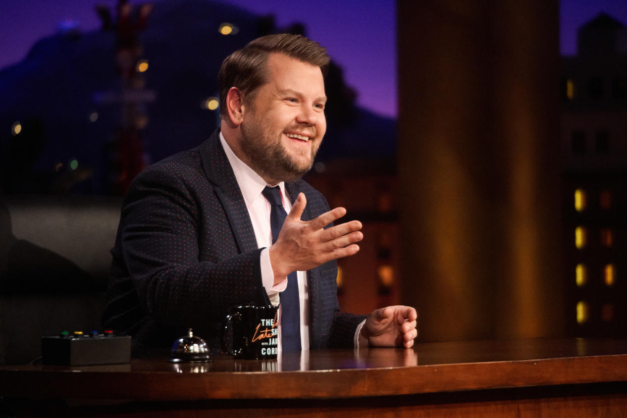 the Late Late Show with James Corden airing Tuesday, October 25, 2022, with guests Billy Porter, Chelsea Handler, and Andy Grammar. (Photo by Terence Patrick/CBS via Getty Images)