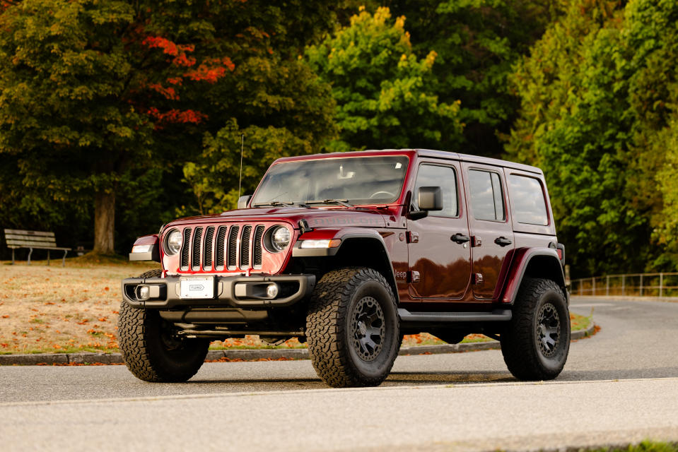 Jeep Wrangler in Vancouver on Turo, listed by the Jonas Brothers (Turo)