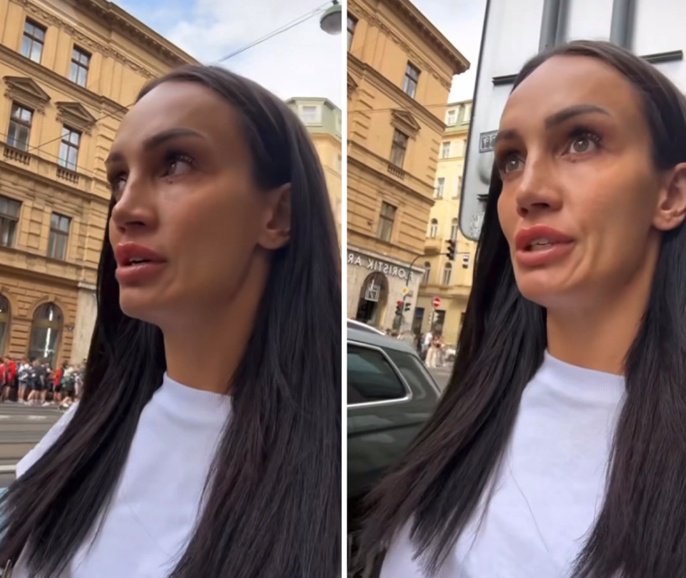  MAFS' Hayley Vernon in Prague.