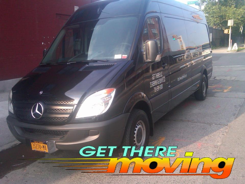 A Get There Moving van 